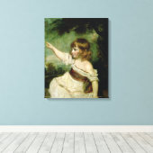 Portret van Francis George Hare, oudste zoon van F Canvas Afdruk (Insitu (Houten vloer))