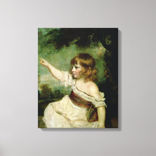 Portret van Francis George Hare, oudste zoon van F Canvas Afdruk (Voorkant)