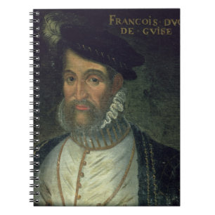 Portret van Francois, 2e hertog Guise (1519-63) vr Notitieboek