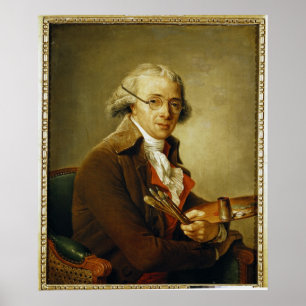 Portret van Francois-Andre Vincent Poster