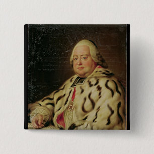 Portret van Francois-Camille de Lorraine c.1769 Vierkante Button 5,1 Cm