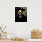 Portret van Francois Rabelais Poster (Keuken)