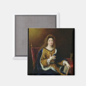 Portret van Francoise d'Aubigne Marquise Magneet (Voorkant / Achterkant)