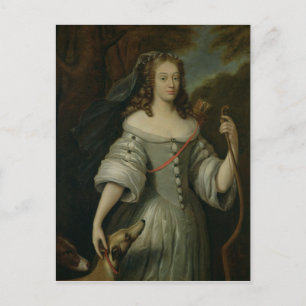 Portret van Francoise Louise de la Baume Briefkaart