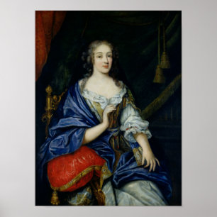 Portret van Francoise-Louise de la Baume le Blanc Poster