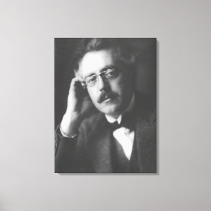 Portret van Frank Bridge (1879-1941) (foto) Canvas Afdruk