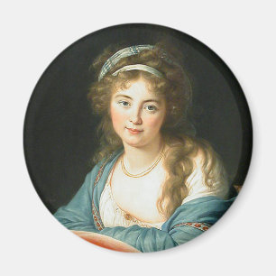 Portret van Franse revolutionaire dame Magneet