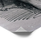 Portret van Franz Liszt August 1832 Poster (Hoek)