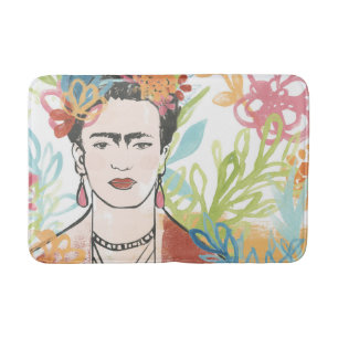 Portret van Frida Kahlo Badmat