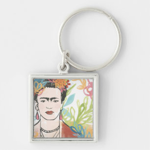 Portret van Frida Kahlo Sleutelhanger
