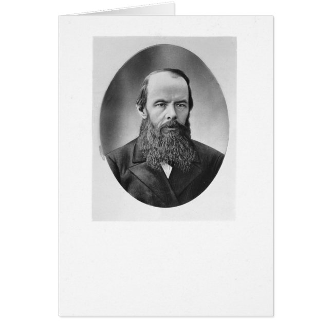Portret van Fyodor Mikhailovich Dostoyevsky (Voorkant)