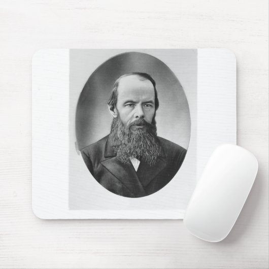 Portret van Fyodor Mikhailovich Dostoyevsky Muismat (Met muis)