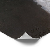 Portret van Gabrielle Cot van Bouguereau Poster (Hoek)