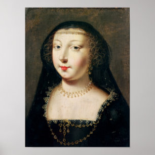 Portret van Gabrielle d'Estrees Poster