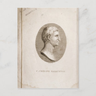 Portret van Gaius Crispus Sallust Briefkaart
