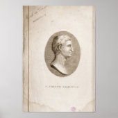 Portret van Gaius Crispus Sallust Poster (Voorkant)