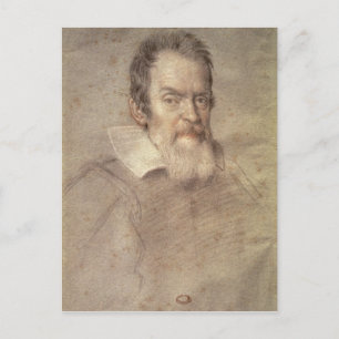 Portret van Galileo Galilei Astronomer Briefkaart