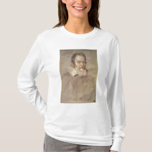 Portret van Galileo Galilei Astronomer T-shirt