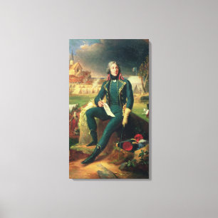 Portret van generaal Louis-Lazare Hoche Canvas Afdruk