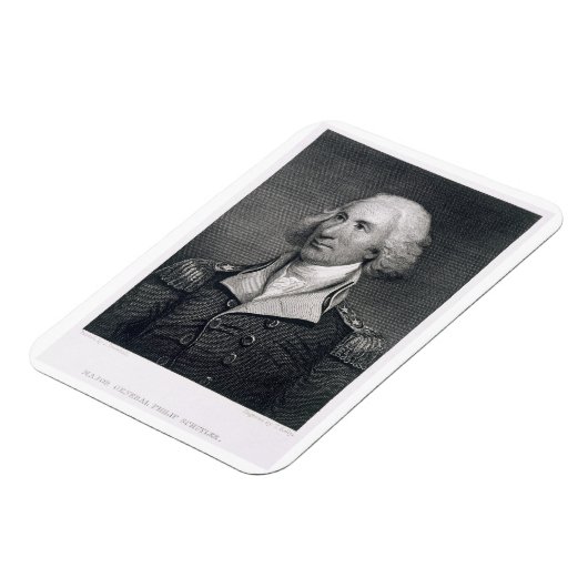 Portret van generaal-majoor Philip Schuyler, graf Magneet (Linkerzijde)