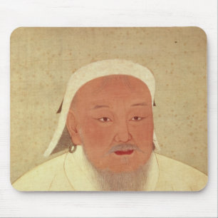 Portret van Genghis Khan, Mongol Khan Muismat