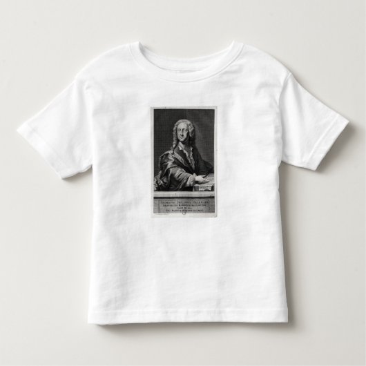 Portret van Georg Philipp Telemann Kinder Shirts (Voorkant)
