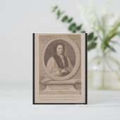 Portret van George Berkeley Bishop Briefkaart (Staand voorkant)