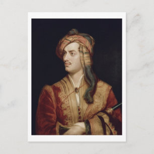 Portret van George Gordon (1788-1824) 6e Baron doo Briefkaart