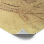 Portret van George Sand 1837 Poster (Hoek)