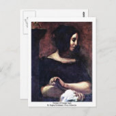 Portret van George Sand Briefkaart (Voorkant / Achterkant)