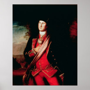 Portret van George Washington 1772 Poster