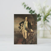 Portret van George Washington, 1779 Briefkaart (Staand voorkant)
