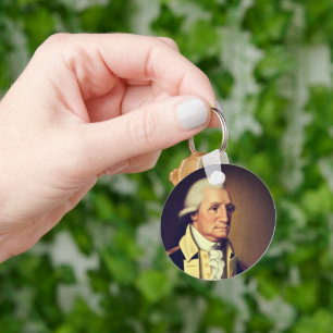 Portret van George Washington (1790) Sleutelhanger