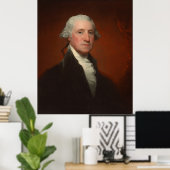 Portret van George Washington Gilbert Stuart Poster (Thuiskantoor)
