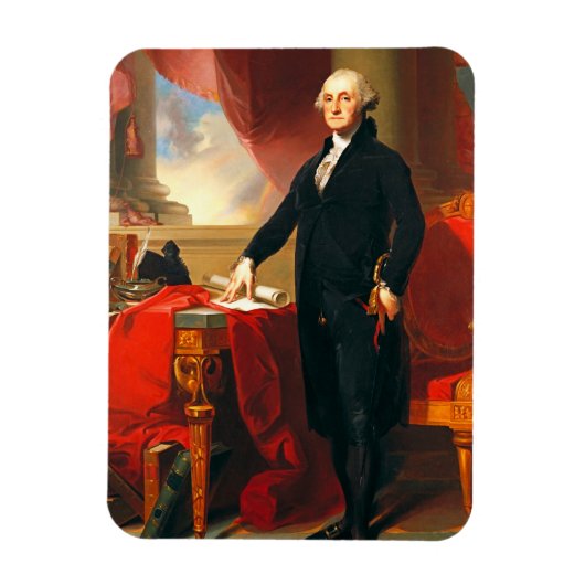 Portret van George Washington, Thomas Sully Magneet (Verticaal)
