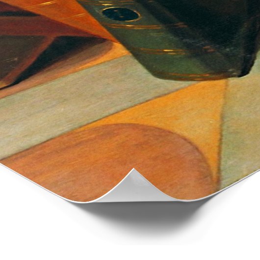 Portret van George Washington, Thomas Sully Poster (Hoek)