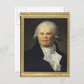 Portret van Georges Danton Briefkaart (Voorkant / Achterkant)