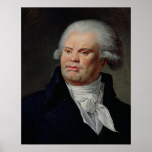 Portret van Georges Danton Poster
