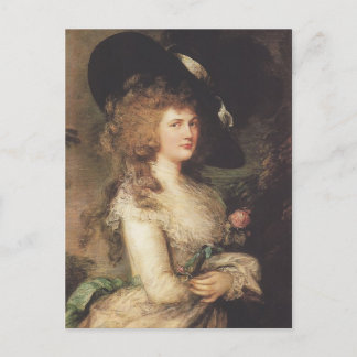 Portret van Georgiana door Thomas Gainsborough Briefkaart