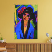 Portret van Gerda Masterstuk c1914 Canvas Afdruk (Insitu (Woonkamer))