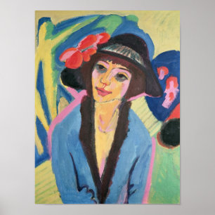 Portret van Gerda Poster