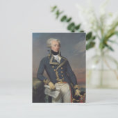 Portret van Gilbert Motier als luitenant Briefkaart (Staand voorkant)