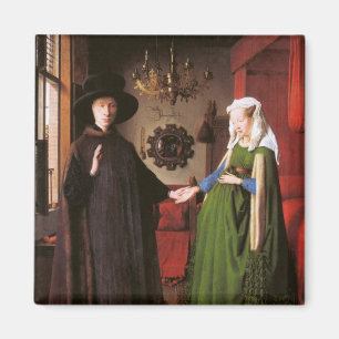 Portret van Giovanni Arnolfini en zijn vrouw Magneet