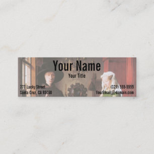 Portret van Giovanni Arnolfini en zijn vrouw Mini Visitekaartje