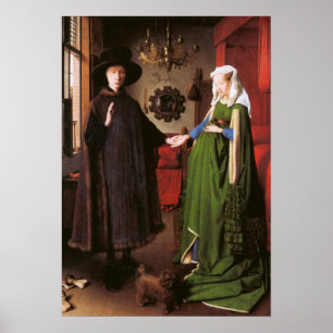 Portret van Giovanni Arnolfini en zijn vrouw Poster