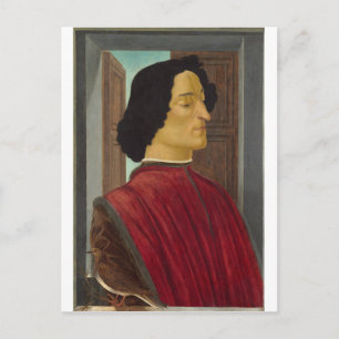 Portret van Giuliano de Medici door Botticelli Briefkaart
