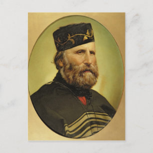Portret van Giuseppe Garibaldi Briefkaart