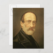 Portret van Giuseppe Mazzini Briefkaart (Voorkant / Achterkant)