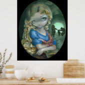 Portret van Goldilocks ART PRINT Beer Dance (Keuken)