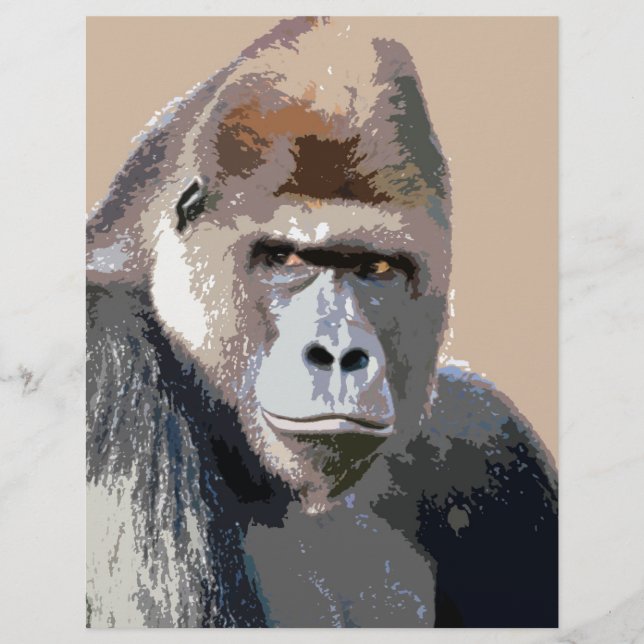 Portret van Gorilla (Voorkant)